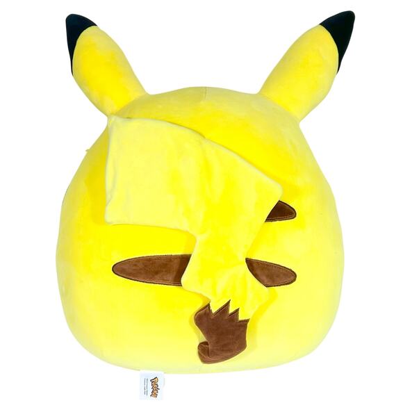 Squishmallow Winking Yellow Pikachu Pokemon 20” Plush 2023 New with Tags - Picture 2 of 9